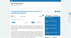 Desktop Screenshot of canalempresa.com