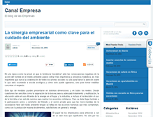 Tablet Screenshot of canalempresa.com